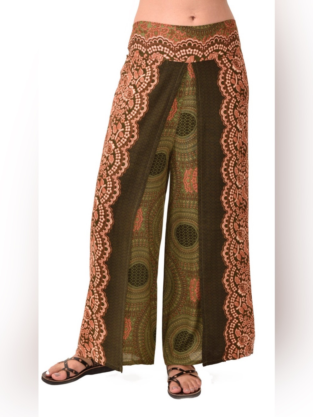 Gypsy Rose Wrap Harem Pants Boho Groovy Small